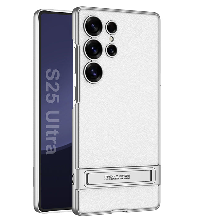 Folding Stand Business Leather Case