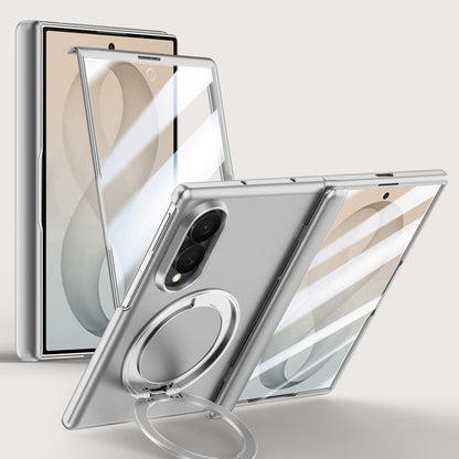 Rotating Magnet Ring Frosted Case with MagSafe