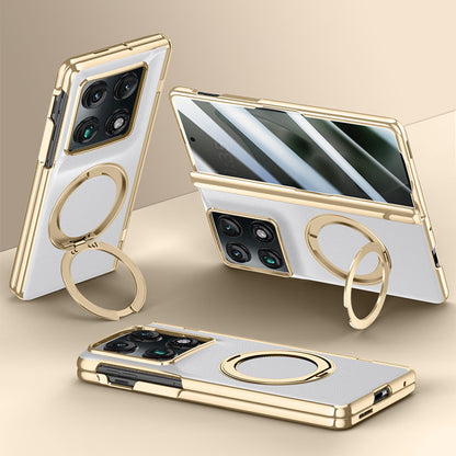 360° Rotating kickstand Leather Case with MagSafe