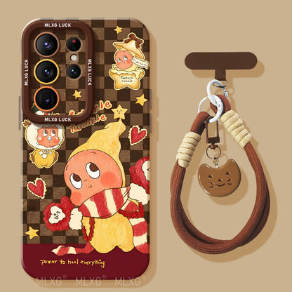 Twinkle Twinkle Liquid Silicone Lanyard Case