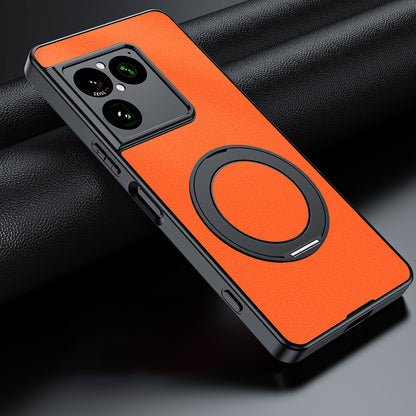 Rotating Ring Leather Case