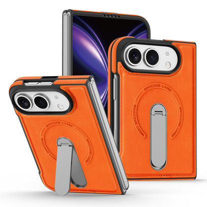 Folding Stand Business Leather Case