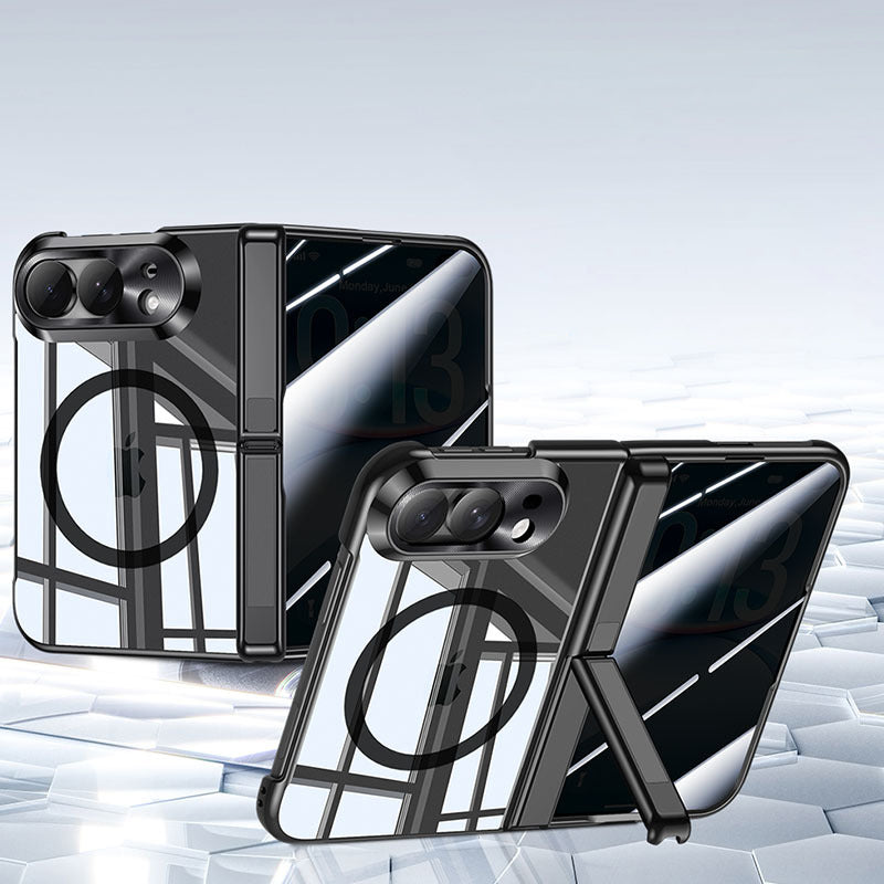 Transparent Electroplated Case with Kickstand