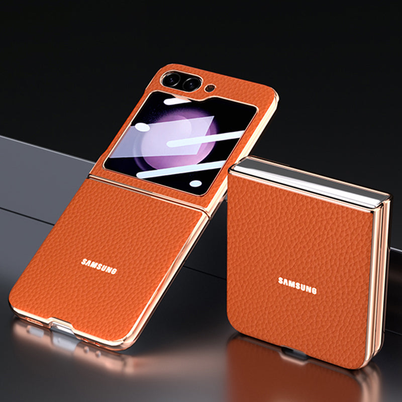 Luxury Electroplated Leather Case