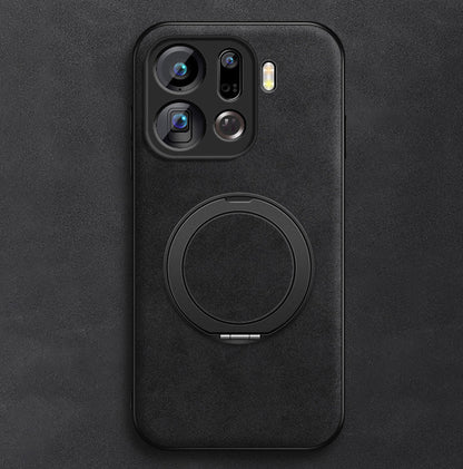 Rotating Ring Leather Case