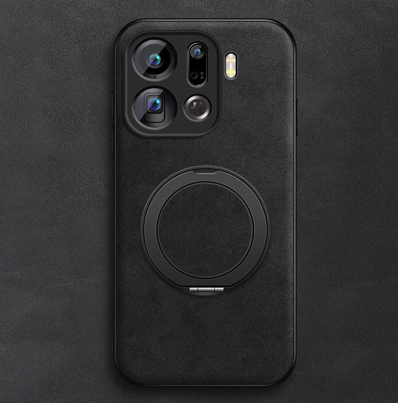 Rotating Ring Leather Case