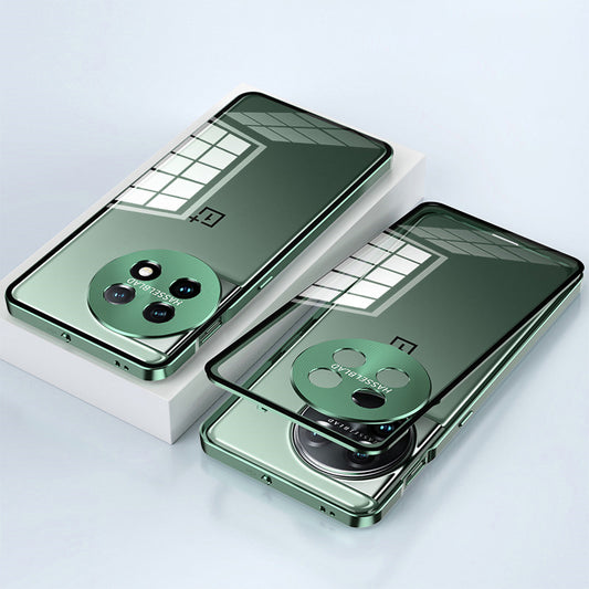 Serie OnePlus | Caja magnética del teléfono del vidrio del metal HD 