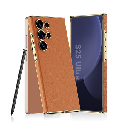 Luxury Electroplated Leather Case