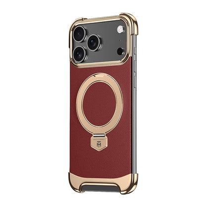 Foldable Stand Leather Case with MagSafe