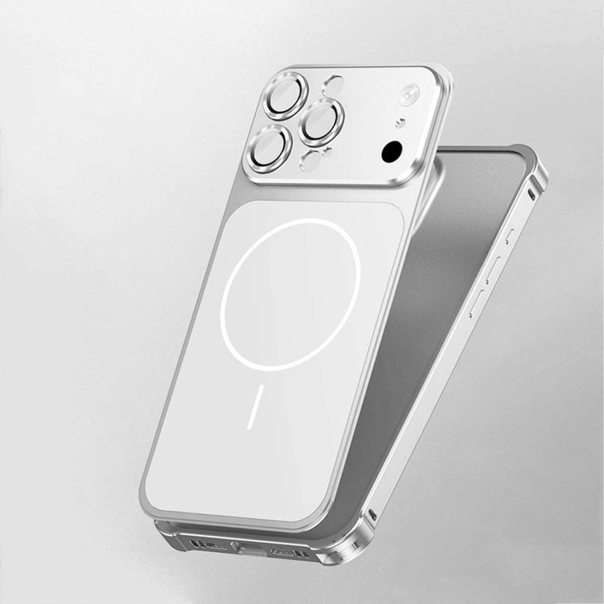 Single-Sided Buckle Metal Frame Case with MagSafe