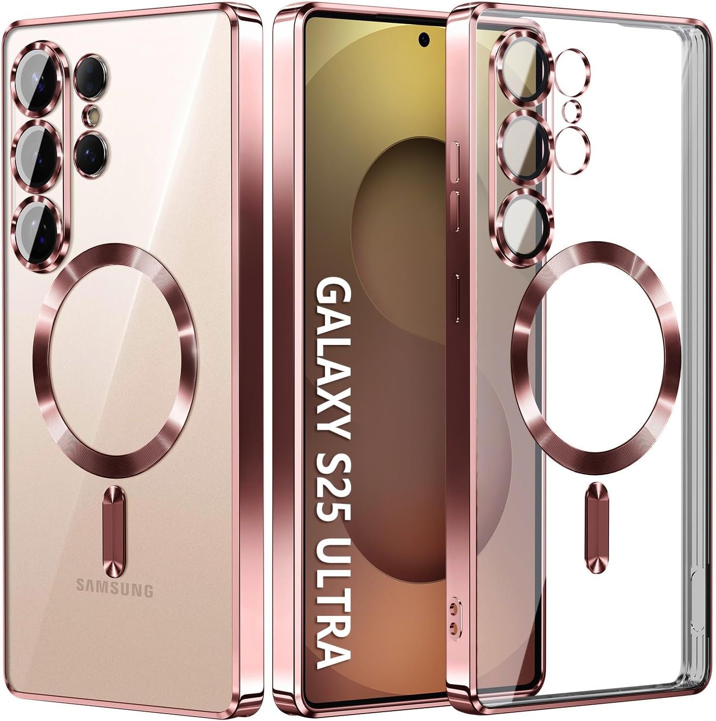 Transparent Electroplated Case with MagSafe