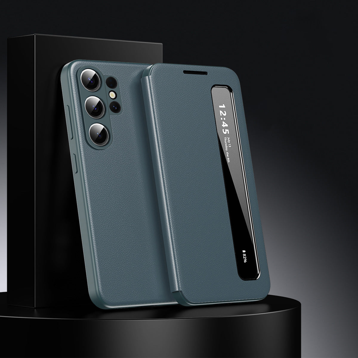 Folding Flip Leather Case