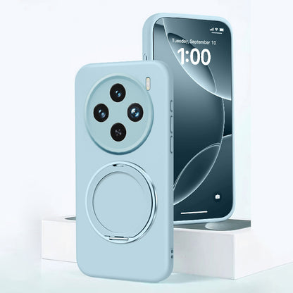 Rotating Bracket Silicone Case with MagSafe