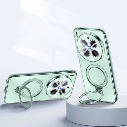 Rotating Magnet Stand Frosted Case with MagSafe