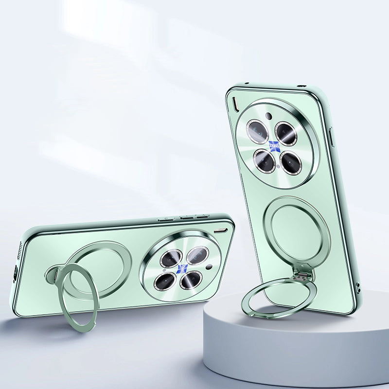 Rotating Magnet Stand Frosted Case with MagSafe