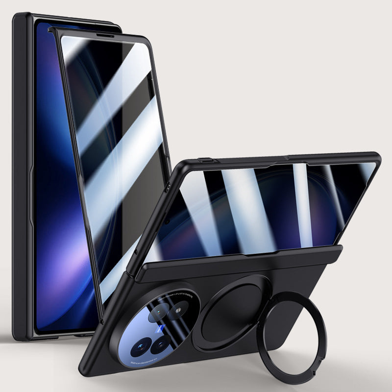 Rotating Magnet Ring Frosted Case with MagSafe