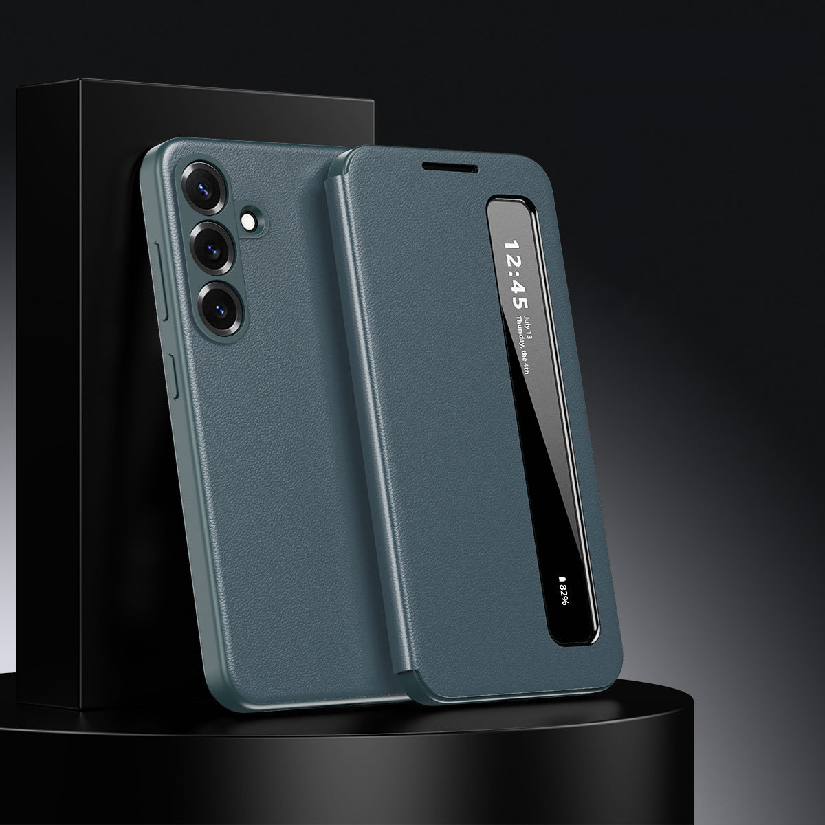 Folding Flip Leather Case