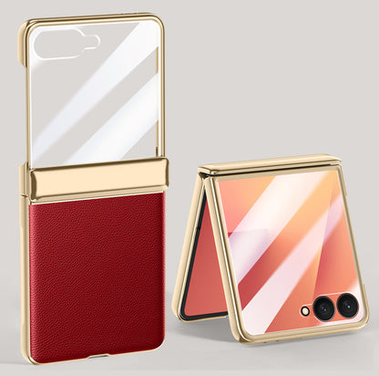 Luxury Electroplated Leather Case