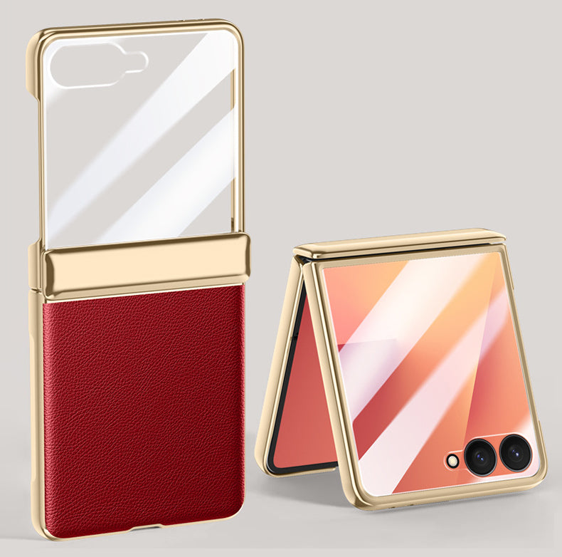 Luxury Electroplated Leather Case