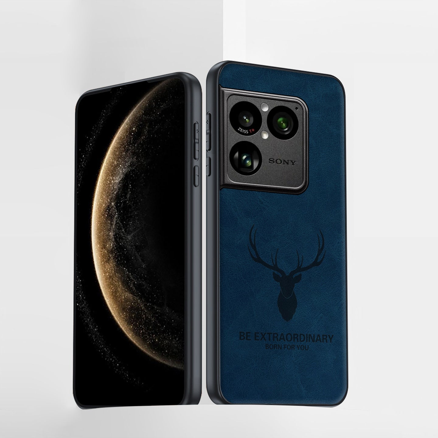 Elk Engraved Leather Case