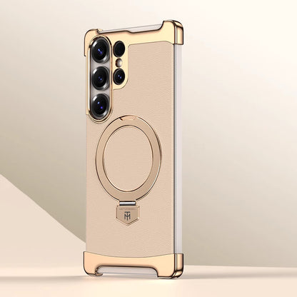 Foldable Stand Leather Case with MagSafe