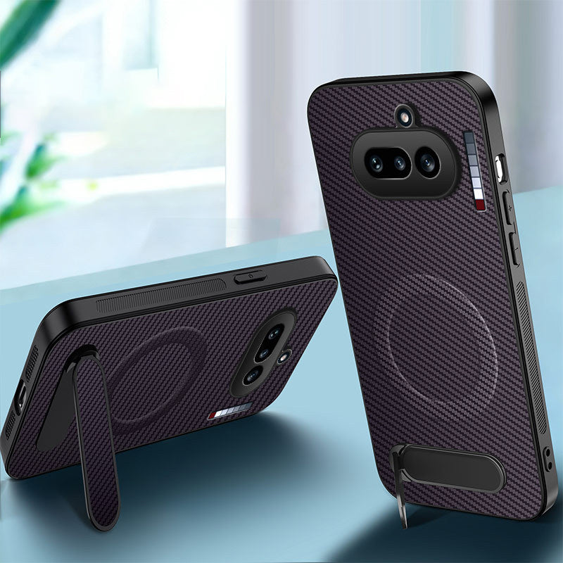 Invisible Bracket Carbon Fiber Pattern Case