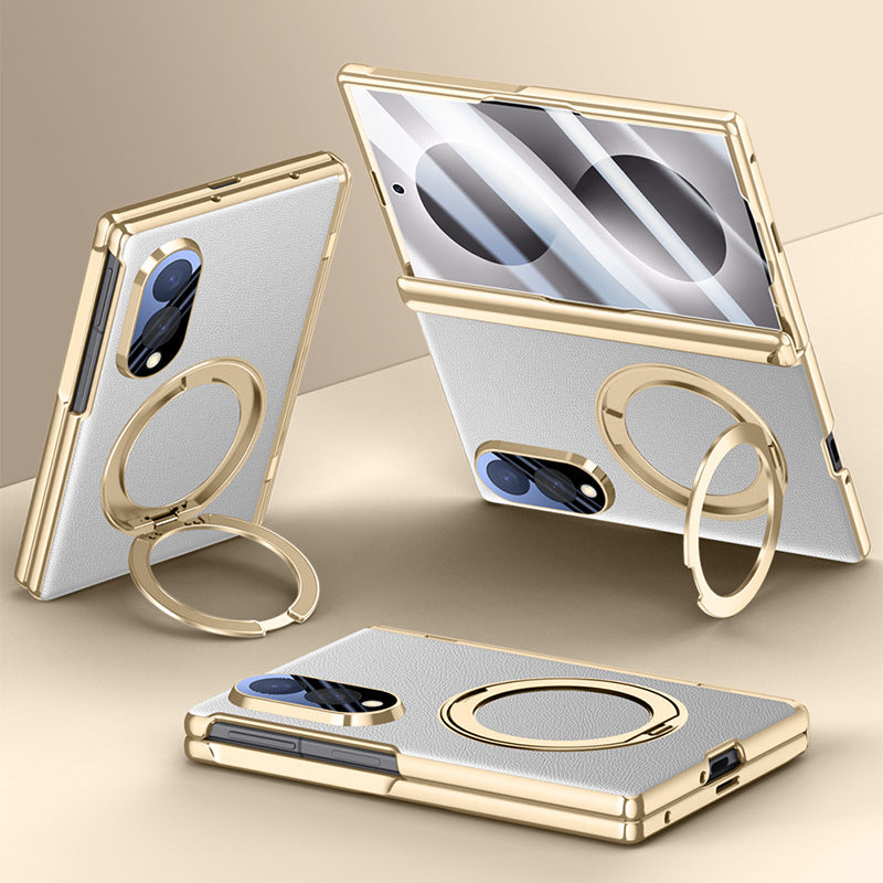 360° Rotating kickstand Leather Case with MagSafe