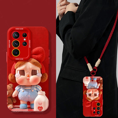 CRYBABY Liquid Silicone Lanyard Case