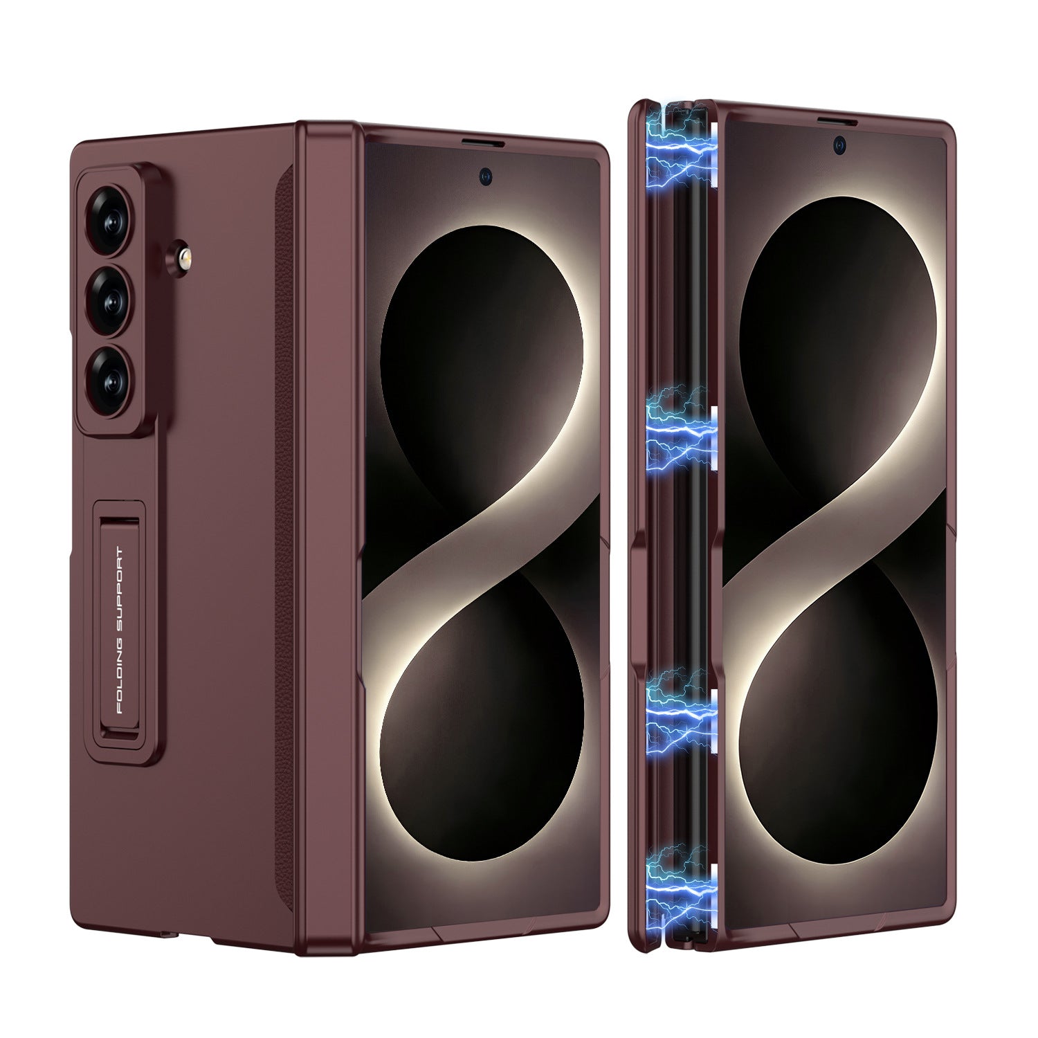 Frosted Ultra-Thin Kickstand Case