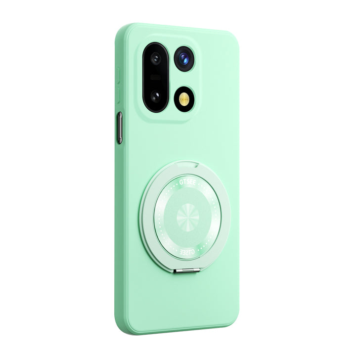 Rotating Bracket Liquid Silicone Case