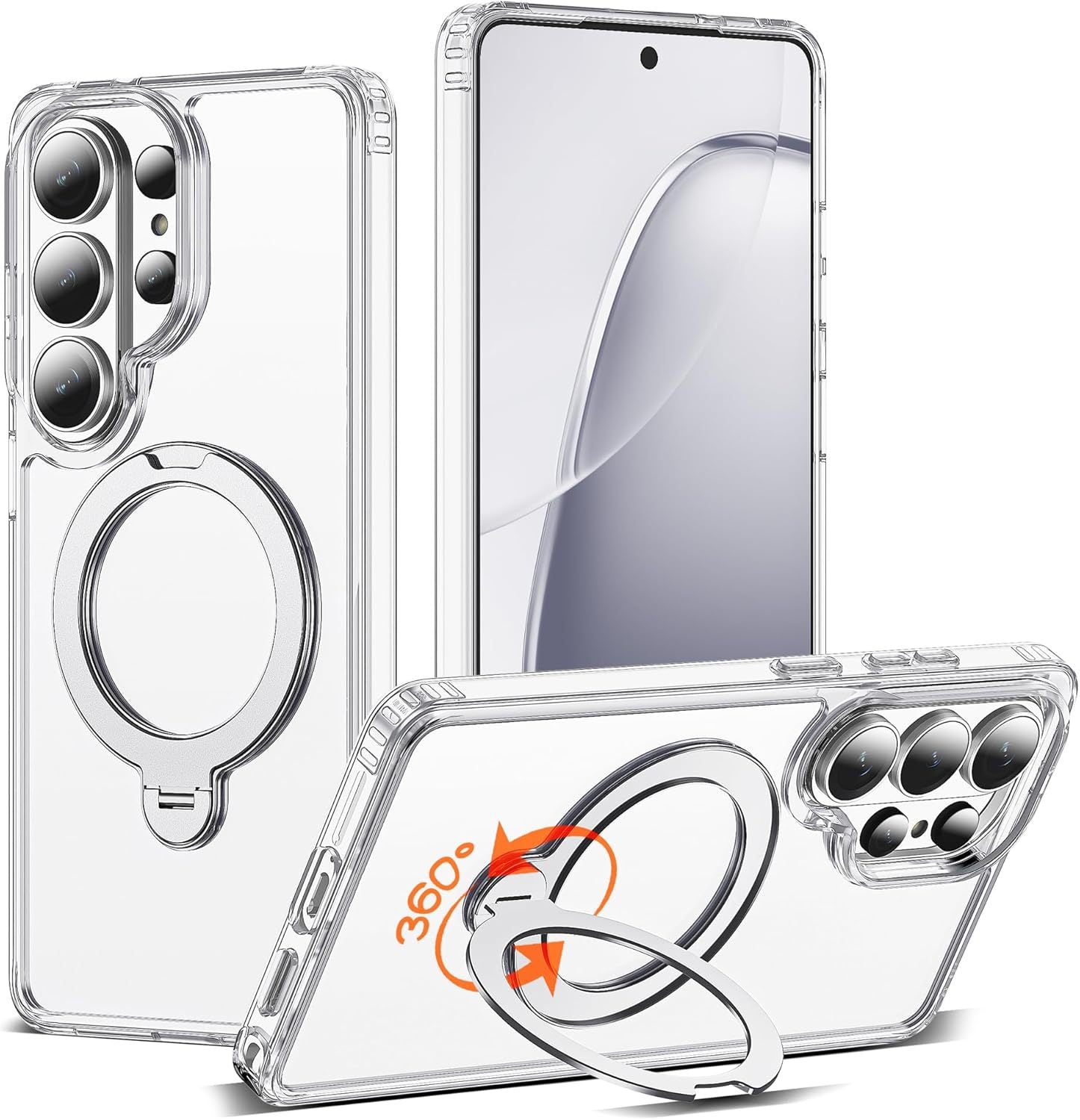 Electroplated Clear Case with MagSafe