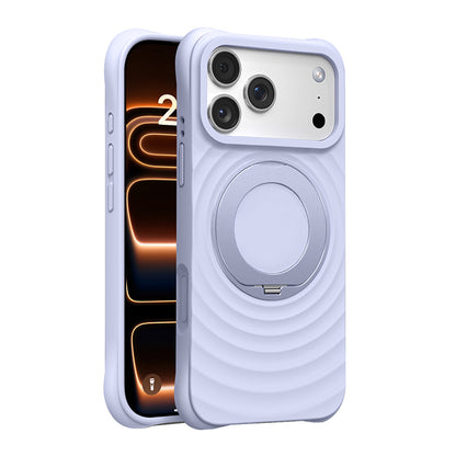 Rotating Bracket Silicone Case with MagSafe