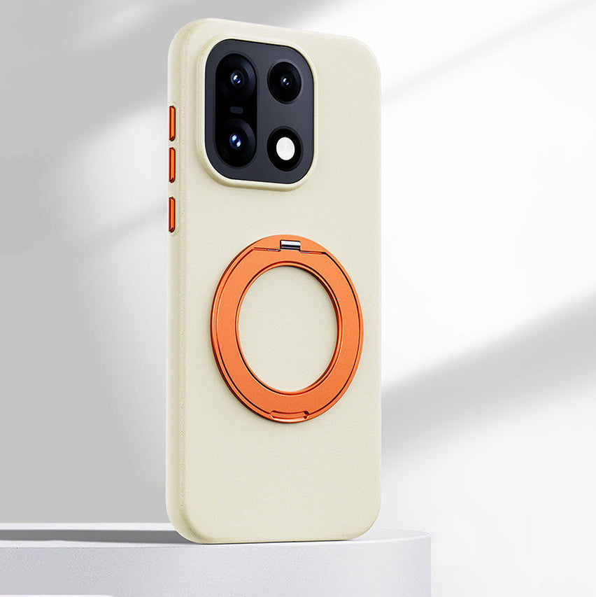 Rock Sand Material Ring Holder Case with MagSafe