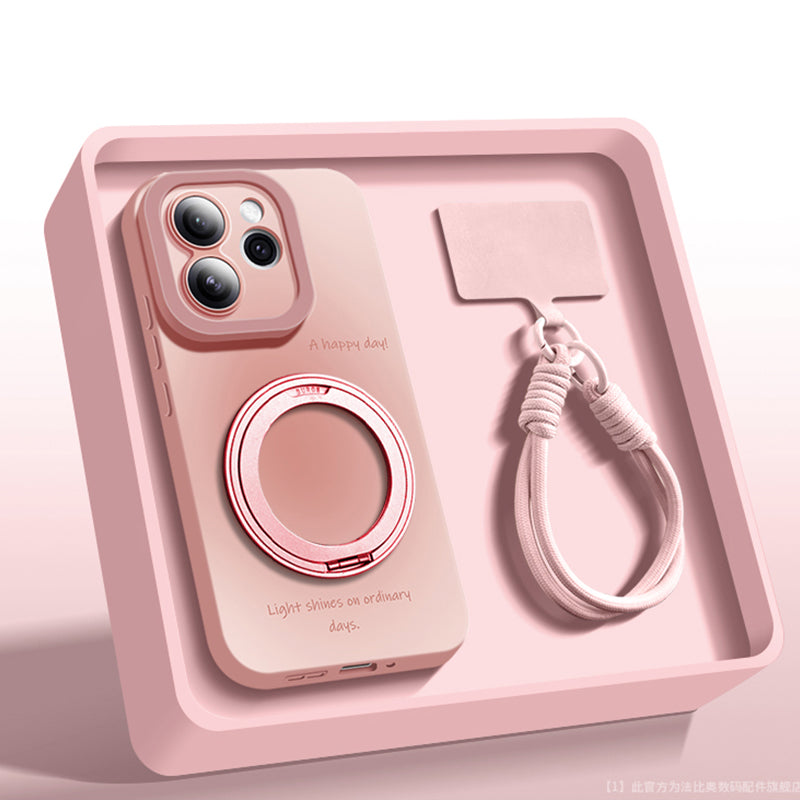 Liquid Silicone Lanyard Case with MagSafe