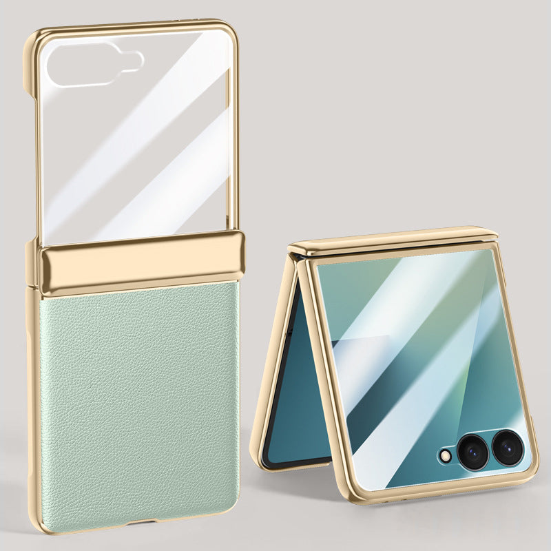Luxury Electroplated Leather Case