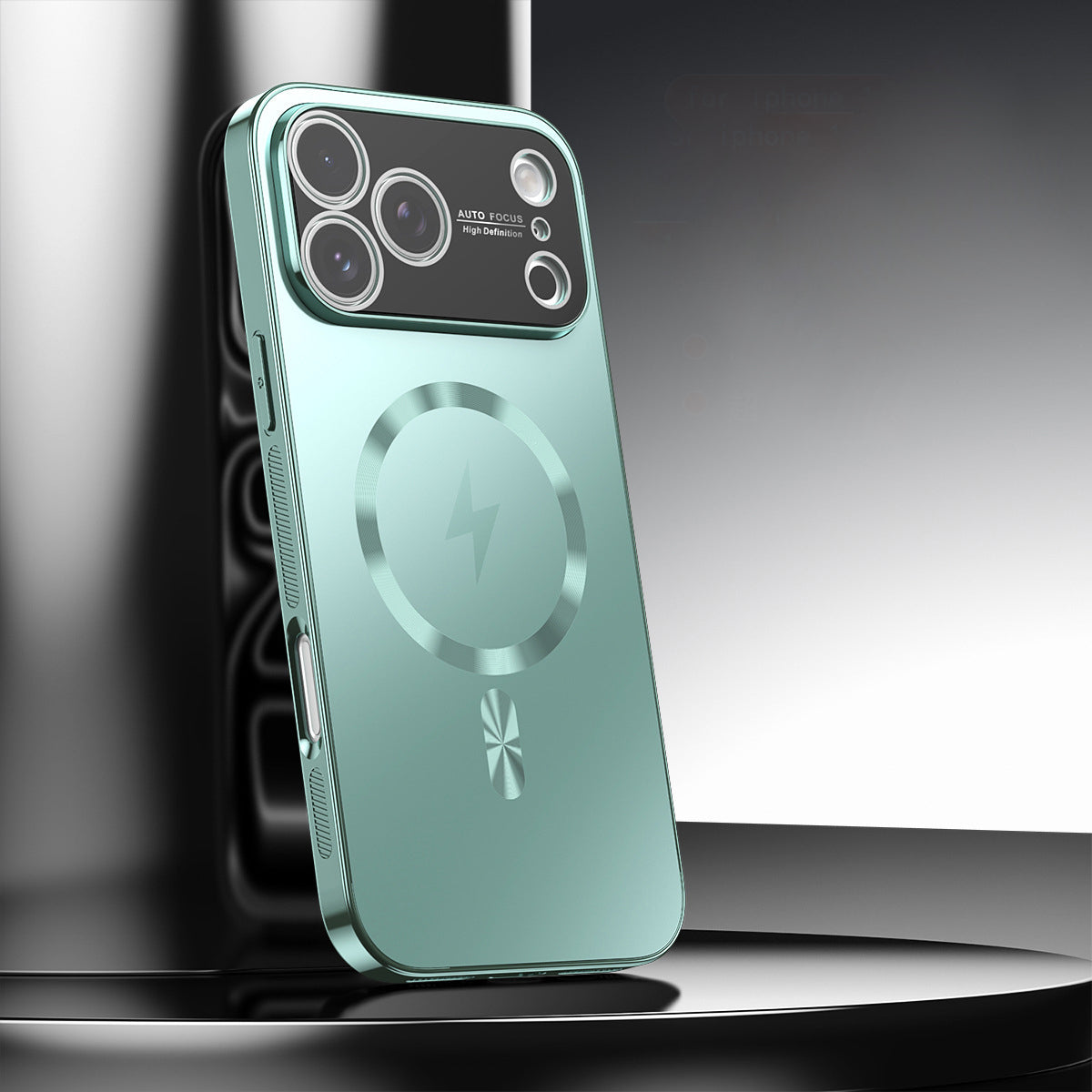 Electroplated Frosted Case with MagSafe