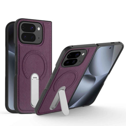 Folding Stand Business Leather Case