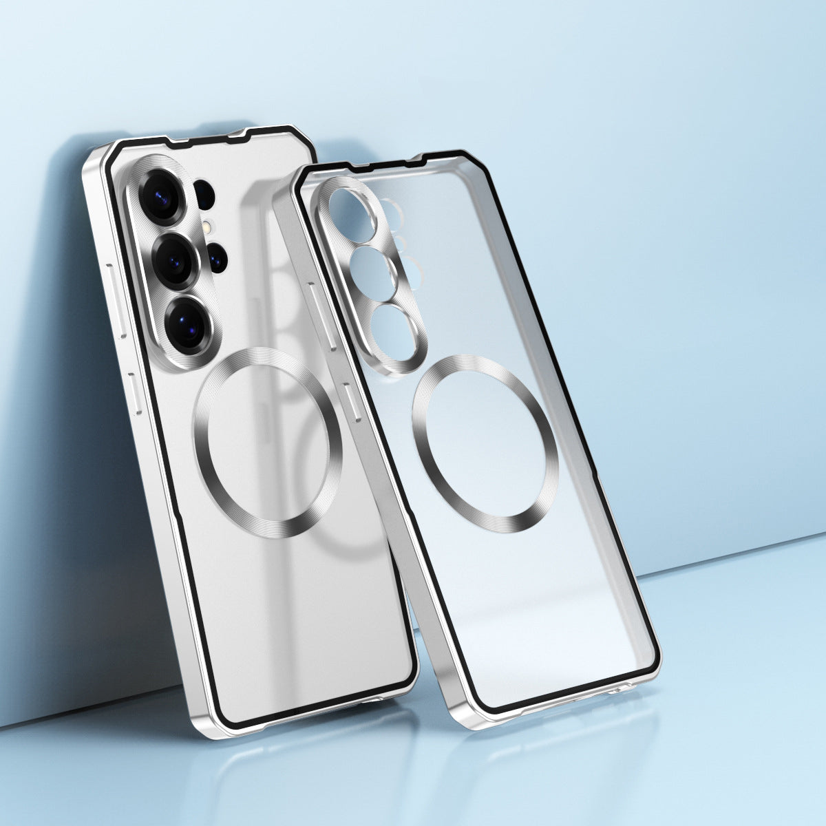 Single-Sided Buckle Metal Frame Case with MagSafe