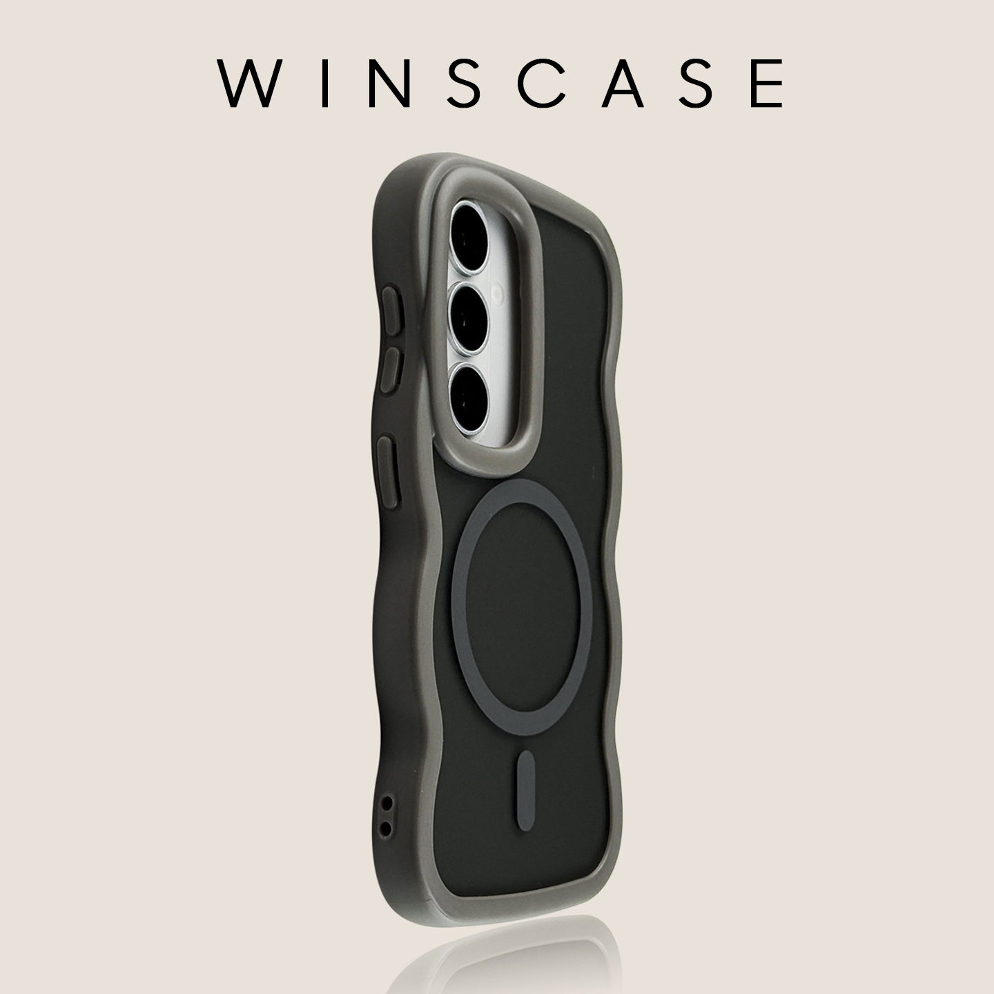 Wave Pattern Translucent Frosted Case