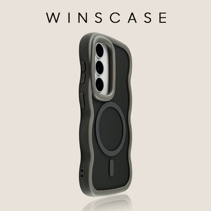 Wave Pattern Translucent Frosted Case