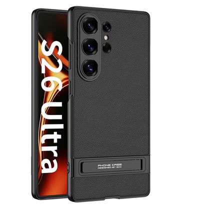 Folding Stand Business Leather Case