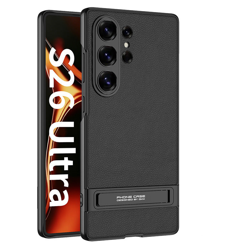 Folding Stand Business Leather Case