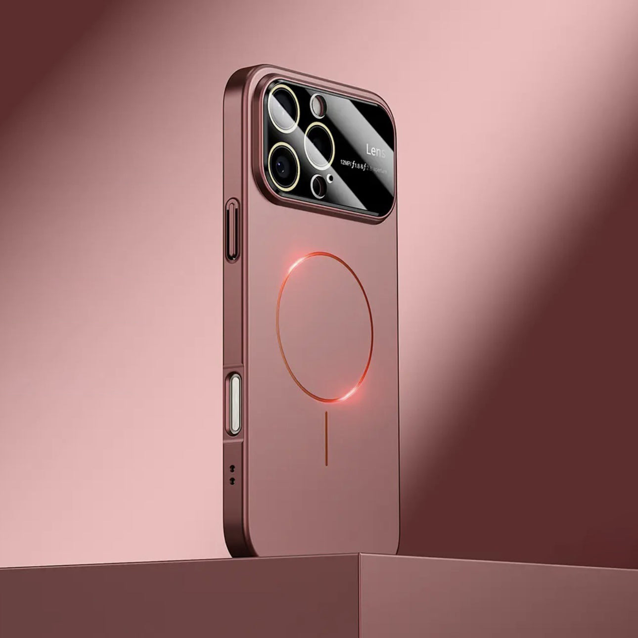 Electroplated Frosted Acrylic Case with MagSafe