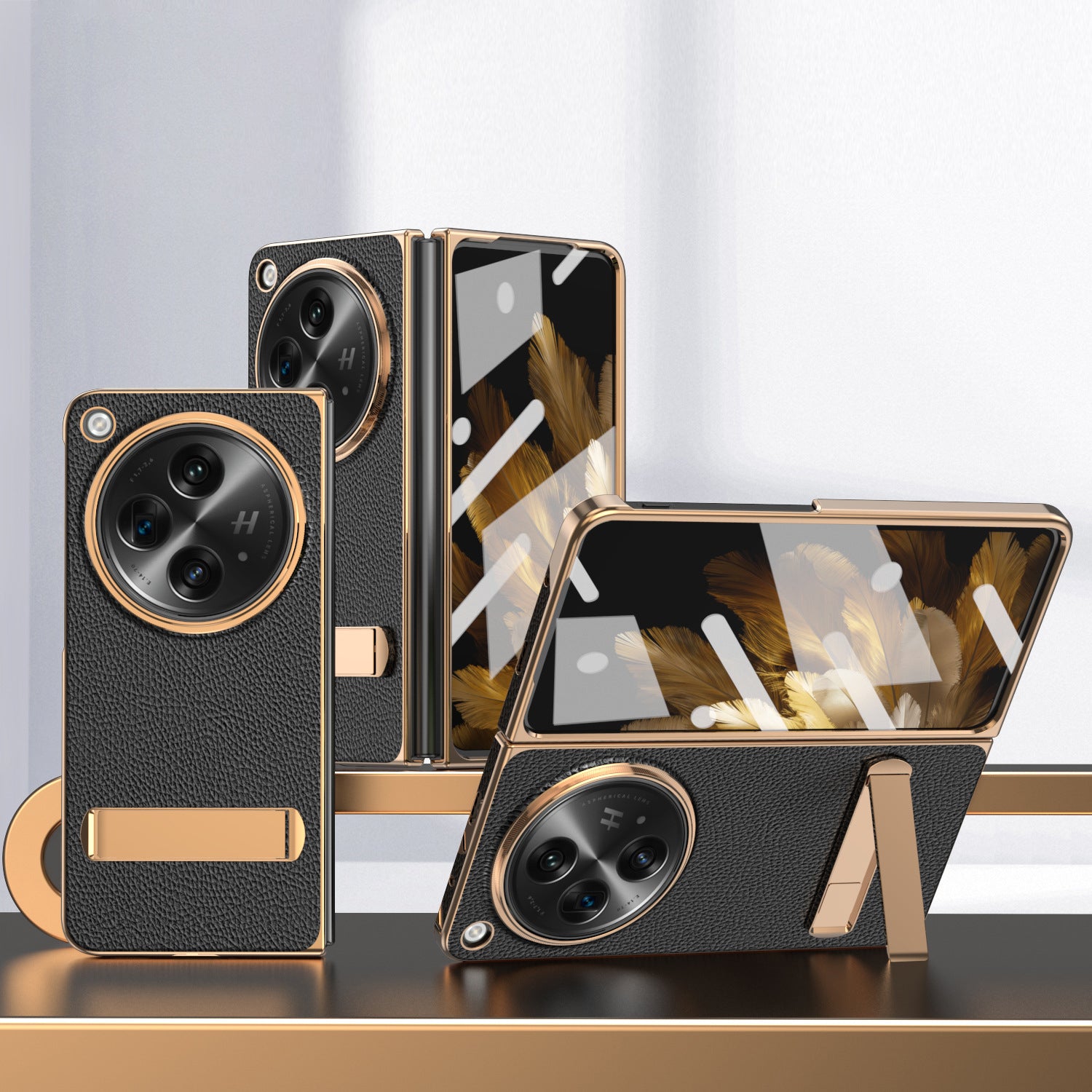 Business Electroplated Leather Case