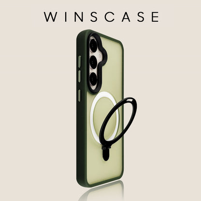 Translucent Frosted Swivel Kickstand Case with MagSafe