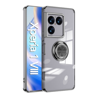 Magnetic Ring Stand Clear Case