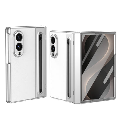 Premium Leather Texture Foldable Case with Pen Slot