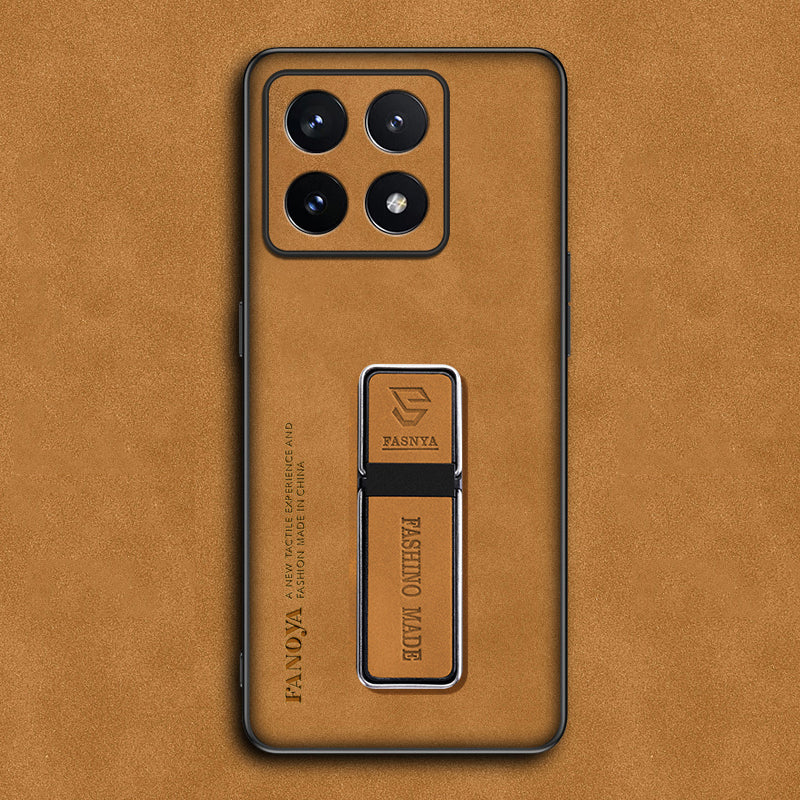 Matte Leather Case with Stand