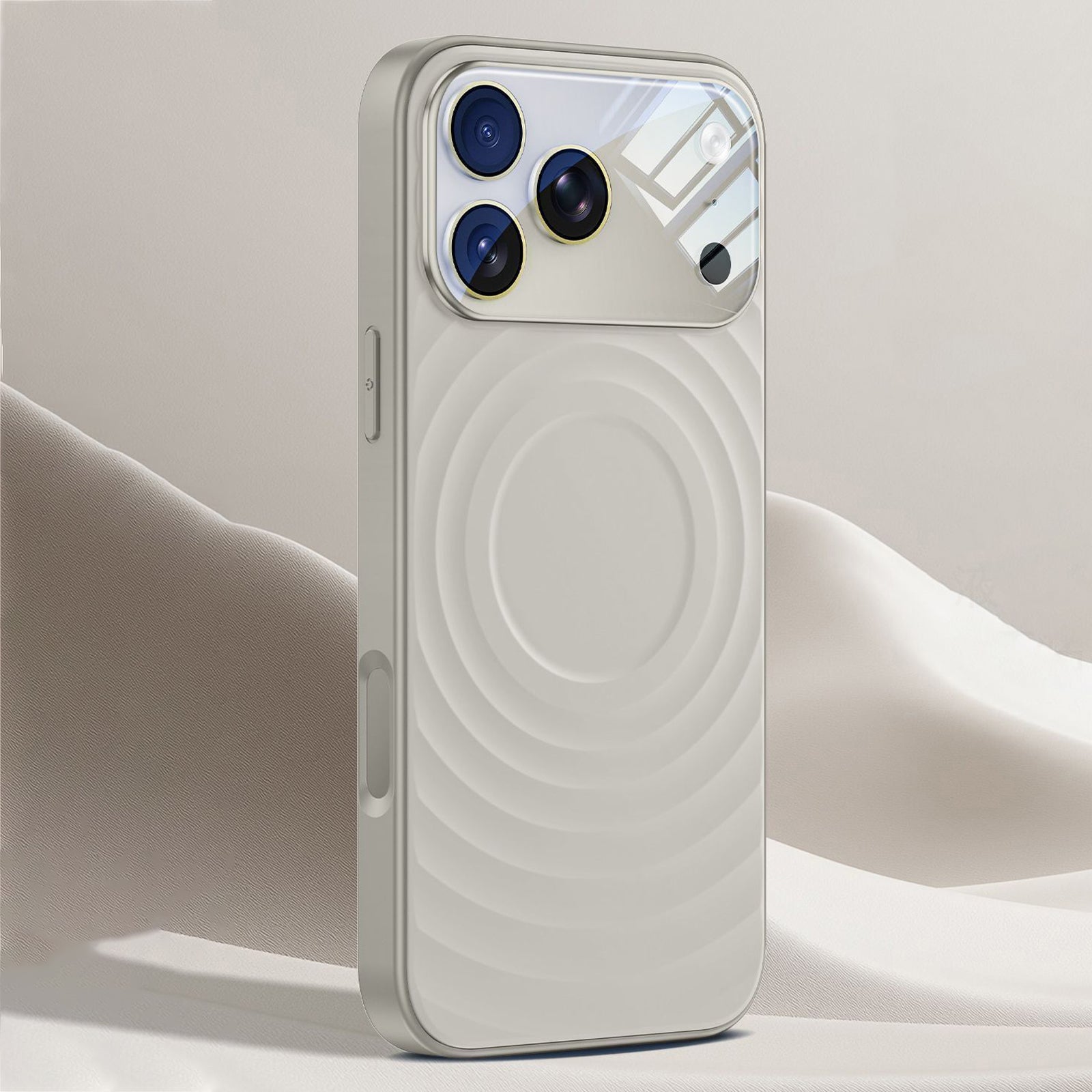 Ripple Texture Liquid Silicone Case with MagSafe