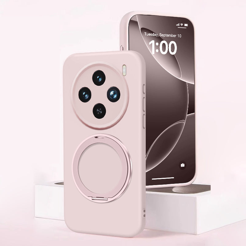 Rotating Bracket Silicone Case with MagSafe